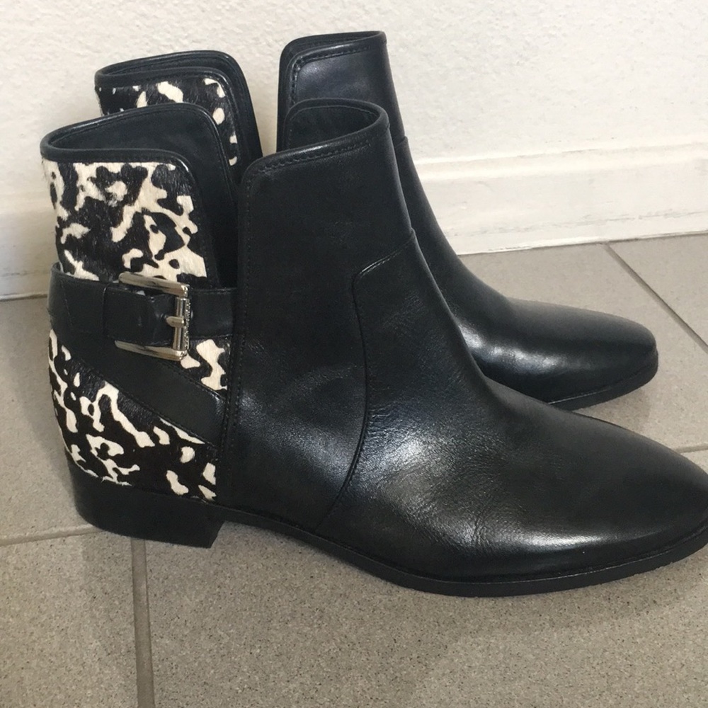 Michael Kors booties real fur/real leather